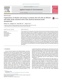 Subiao Liu & Qingxia Liu & Xian-Zhu Fu & Jing-Li Luo — Cogeneration of ethylene and energy in protonic fuel cell with an efficient and stable anode anchored with in-situ exsolved functional metal nanoparticles