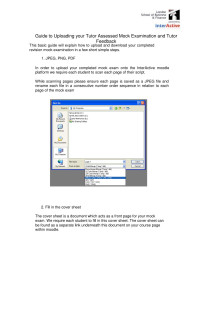 tchudasama — Microsoft Word - Revision_Mock_Examination_Upload_Guide2.doc