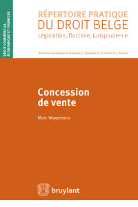 Marc Wagemans ; — Concession de vente