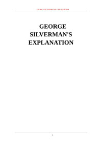 geal — George Silverman's Explanation by Charles Dickens Scanned and proofed by David Price ccx074@coventry