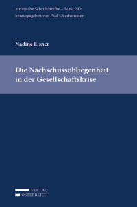 Nadine Elsner; — Elsner, Nachschussobliegenheit, JS 290 -- Id 2020.indd