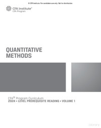 CFAI — CFA 2024 LEVEL I BOOK SET (PRE-REQUISITES + VOLUMES)