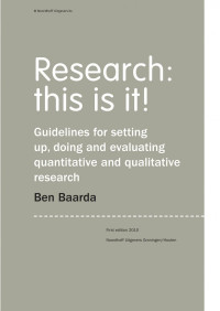 Ben Baarda — Research: This is it!