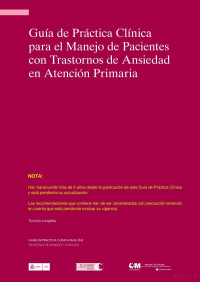 Ministerio de Sanidad de España — GPC Manejo de Pacientes con Trastornos de Ansiedad en Atención Primaria