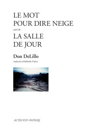 Don DeLillo [DeLillo, Don] — Le mot pour dire neige : suivi de La salle de jour