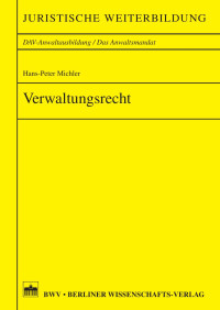 Michler, Hans-Peter — Verwaltungsrecht