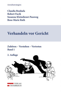 Claudia Bouhafa;Robert Fucik;Susanna Kleindienst-Passweg;Rose-Marie Rath; — VOE_Bouhafa_Verhandeln-vor-Gericht_01.indd