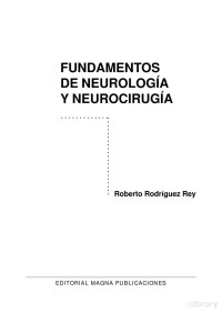 Roberto Rodríguez Rey — Fundamentos de Neurología y Neurocirugía