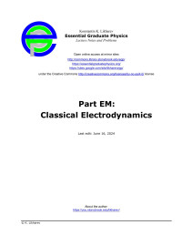 Konstantin Likharev — Classical Electrodynamics