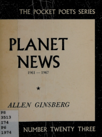 Ginsberg, Allen, 1926-1997 — Planet news, 1961-1967