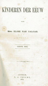 Elise van Calcar — Kinderen der eeuw