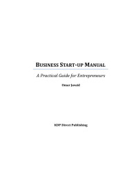 Omar Javaid — Business Startup Manual: A Guide for Entrepreneurs