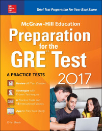 Erfun Geula — McGraw-Hill Education Preparation for the GRE Test 2017