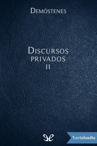 Demóstenes — Discursos privados II