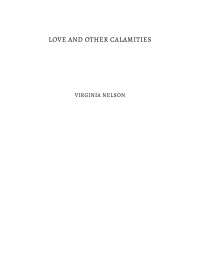 Virginia Nelson — Love and Other Calamities
