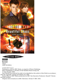 Beautiful Chaos # Gary Russell — Dr. Who - BBC New Series 28