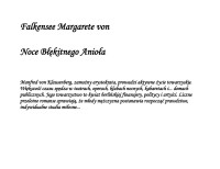 Noce Błękitnego Anioła — Falkensee Margarete von