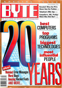 Unknown — Byte Magazine Volume 20 Number 09: 20 Years