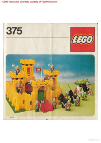 Lego — Lego 375: Ghost Castle Instructions