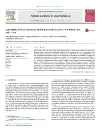 Hadi Ranji-Burachaloo & Saghar Masoomi-Godarzi & Abbas Ali Khodadadi & Yadollah Mortazavi — Synergetic effects of plasma and metal oxide catalysts on diesel soot oxidation