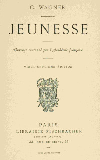 Charles Wagner — Jeunesse