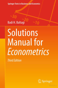 Baltagi B. — Solutions Manual for Econometrics 3ed 2015