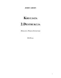 Destrukcja — Ahern Jerry - Krucjata 02