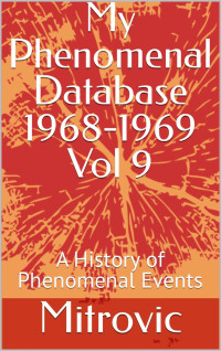 George Mitrovic — My Phenomenal Database 1968-1969 Vol 9: A History of Phenomenal Events
