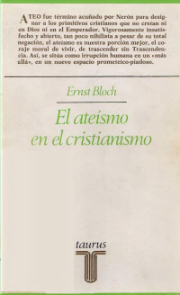 Desconocido — El ateísmo en el cristianismo by Ernst Bloch