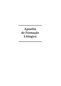 Rafael Vitola — Apostila de Formação Litúrgica