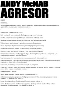 Agresor — Andy McNab