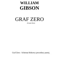 *** — Graf Zero - William Gibson