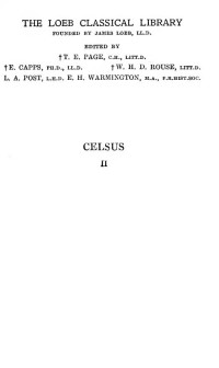 Celsus, Aulus Cornelius — De medicina