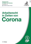 Klaus-Stefan Hohenstatt, Ulrich Sittard, Freshfields Bruckhaus Deringer, — Arbeitsrecht in Zeiten von Corona