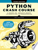 Eric Matthes — Python Crash Course, 3rd Edition