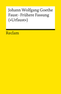 Johann Wolfgang Goethe;Peter Brandes; — Faust. Frühere Fassung ("Urfaust")