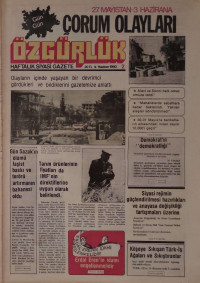 Halkın Kurtuluşu — Özgürlük Sayı: 2 [9 Haziran 1980]