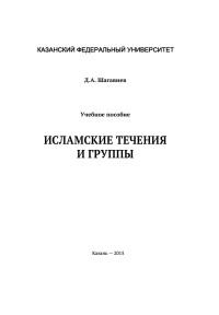 Дамир Шагавиев — Исламские течения и группы