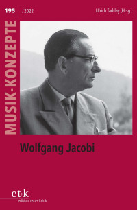 Ulrich Tadday — Wolfgang Jacobi