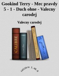 Valecny carodej — Gookind Terry - Mec pravdy 5 - 1 - Duch ohne - Valecny carodej