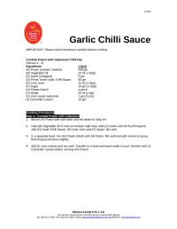 Unknown — Microsoft Word - Garlic Chilli Sauce Recipe - Retail 161007 _EN_.doc