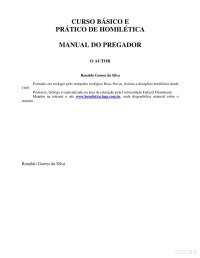 Ronaldo Gomes da Silva — Curso Básico e Prático de Homilética