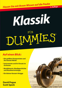 Pogue, David & Speck, Scott — Klassik für Dummies