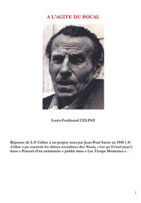 Louis-Ferdinand Céline — À L'agité Du Bocal
