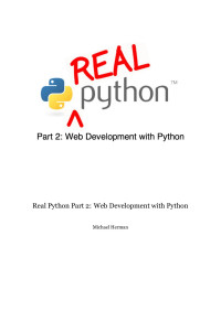 Michael Herman — Real Python Part 2: Web Development with Python