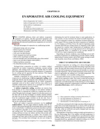 Unknown — S19 Evaporative Air Cooling Equipment