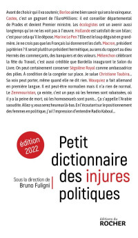 Bruno Fuligni — Petit dictionnaire des injures politiques