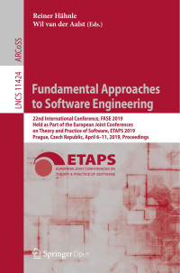 Reiner Hähnle & Wil van der Aalst — Fundamental Approaches to Software Engineering