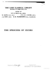 Watts — Cicero XI-The Speeches