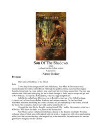 Nancy Holder — Son of The Shadows